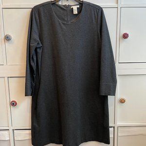 H&M shift dress - gray